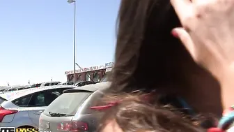 A day on the beach with hot college sluts