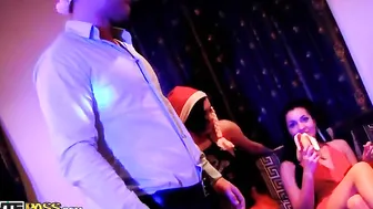 Sexy student go wild at New Year party