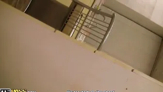 Horny young hot students celebrate Christmas