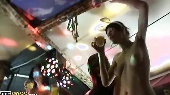 Unforgettable college fuck party in a night club