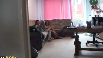 Cool nude party video with hot group fucking