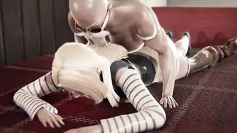 DBZ - Master Roshi Fucking Android teens until she Squirts then Cum