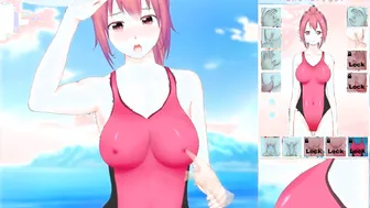 Feel up a Beauty Lifeguard [hentai Game] Fucking a Baywatcher inside 1