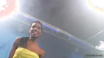 Black goddess zara shows ejaculates inside mouth and blowjobs