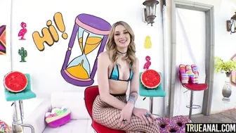 TRUE ANAL Charlotte Sins first anal movie