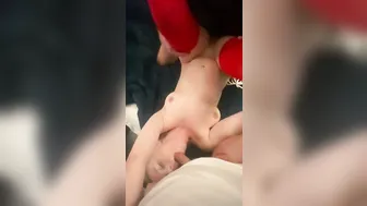 Double Penis my Fiance 1st Time 9 into Deep