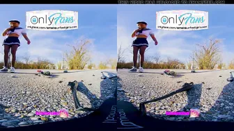 VR trailer tape with different foot clips such as crush