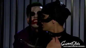 One Two porn video – Dirty boned inside jail joker fucks two Goddess pussys