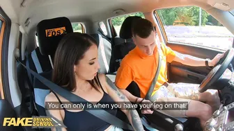 Driving porn video – Fake Driving School Spanish Hot has Lesson Hijacked