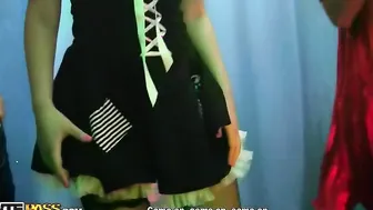 Hot group sex at fancy-dress party