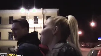 Cheerful blonde stars in hot reality porn movie