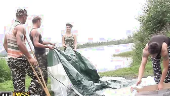 Hot hard core fuck in the army