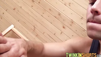 Young butt lover massages his friend before having raw fuck
