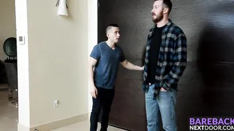 Three handsome horny guys make each other dreams come true