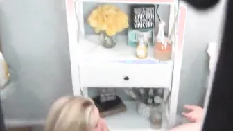 busty amateur milf heather sucking a huge long cock