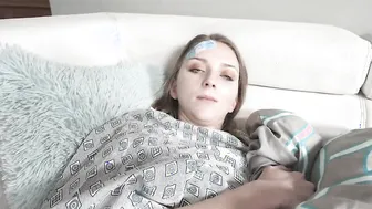 Stepsis squirts on bros huge cock