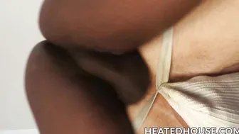 Twink takes massive interracial cock in bareback pleasure
