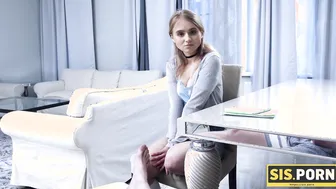 Left Alone porn video – I will solve your math problems but you will suck my dick