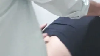 busty blonde housewife sucking a hard black cock