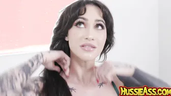 Her 1st porn scene ever Meet Demi Morgan