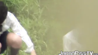 Pissing college girl - Naughty Japanese Teen Filled With Pee