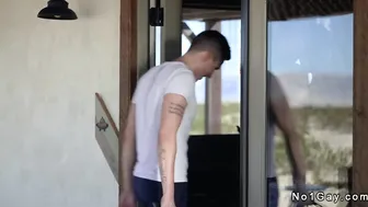 On Cheat Day gay man has threesome in a desert cabin