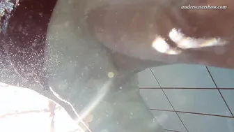 Sima shows her true nature underwater