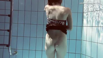 Sima shows her true nature underwater