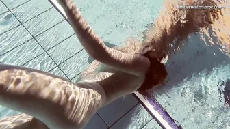 Sima shows her true nature underwater