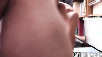 Black twink get pounded hard by BWC and BBC security