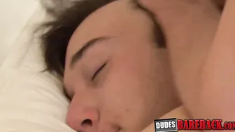 Young homo bare banged balls deep and loving it