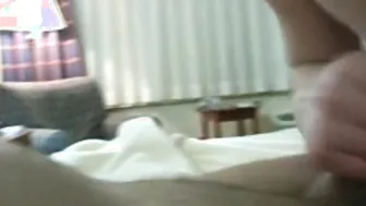 Short Haired Mature Neighbor Blowing Her Man With Style
