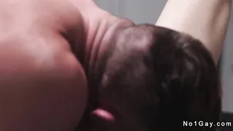 Gay doctor anal fuck football players in locker room