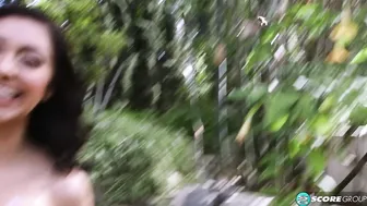 Bold Outdoor Strip-Teaser - Teenage Bratty Babe Does Naughty Masturbating Live