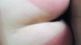 Deep Anal Jizzed. Boned a Huge Tanned Butt. she Jizzes from Anal.