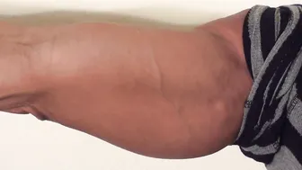 Voluptuous Bulging Bicep Compilation with Fitness Expert Female Sex Symbol LDR