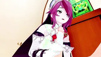 Rosaria Genshin Impact 3D ANIMATED 1/12