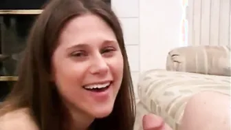Proud porn video – Real beauty is proud about her facial inside her first