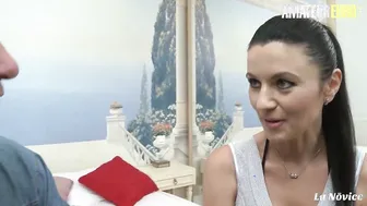 LA NOVICE goddess Big Boobed mom Ania Kinski Tries Anal With
