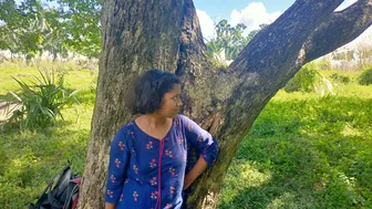 desi couple sex in forest. mms.