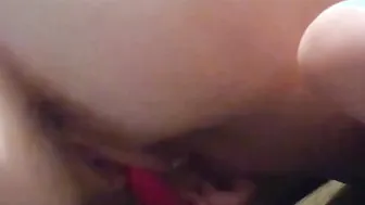 sensual milf undresses and plays with her wet pussy alone