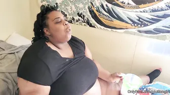 Hot  belly stuffing challenge