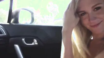 hot petite blonde teen paid cash by stranger to fuck him pov