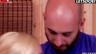 Victoria Puppy Has Her Twat Satisfied At Sauna By Big Long Cock - LETSDOEIT