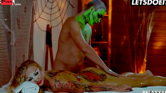 Spa porn video – LETSDOEIT - Busty MILF Kalya Green Enjoys Halloween Night At The Spa Center In Hot Raunchy Fuck