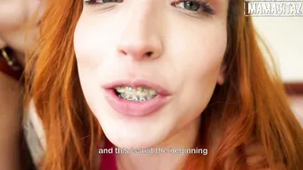 Redhead Latinas give into their lesbian cravings