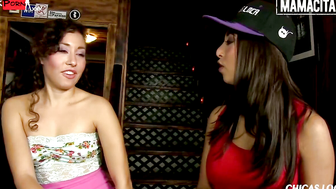 CHICAS LOCA - Melody Petite Gets Drilled In Front Of Frida Sante - MAMACITAZ