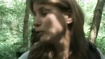 Amateur Dutch Couple Go Into The Woods To Fuck In Europe