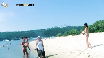 An adorable nudist girls