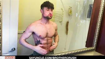 Pervy porn video – Sharing a Bathroom